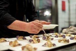 Kwartel met Provençaalse kruiden, sinaasappel en truffelrisotto