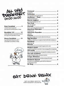 IJkgebouw Alkmaar (menu)