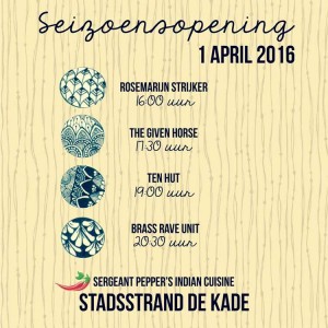 Stadsstrand de Kade - seizoensopening 2016