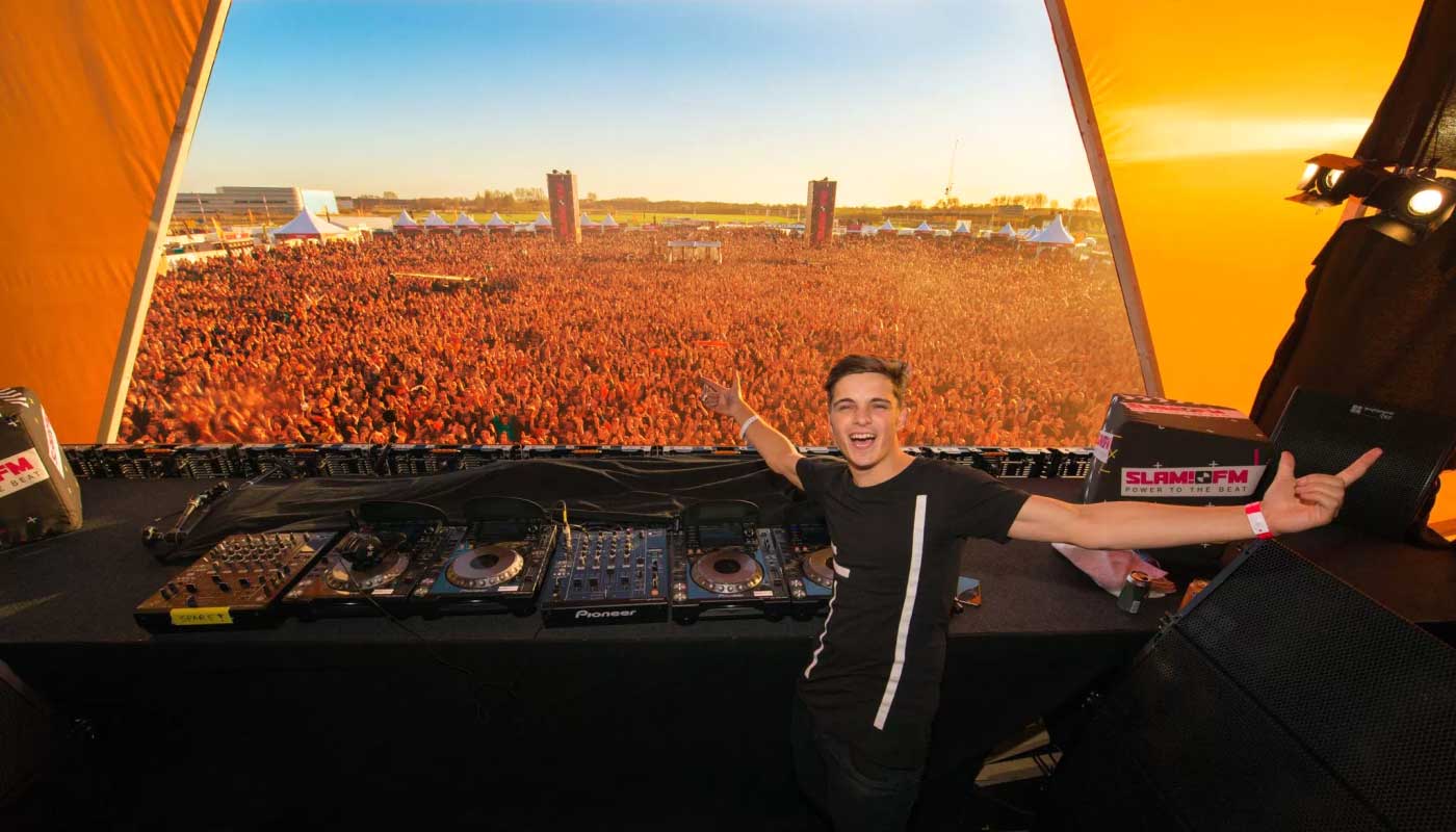 Martin Garrix bij Slam FM Koningsdag Alkmaar