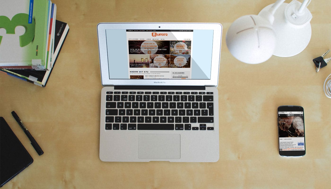 UIT072 op MacBook en iPhone