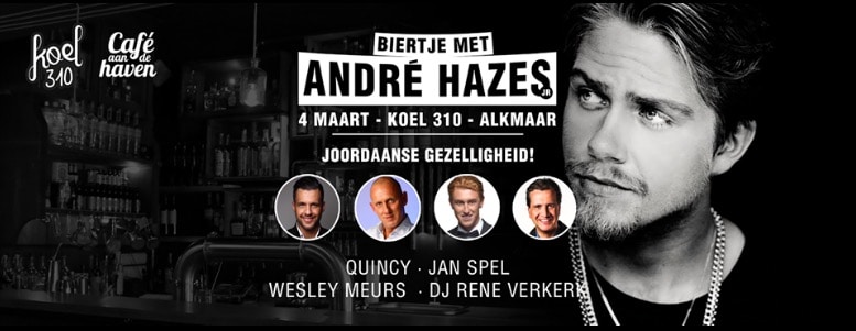 Biertje met Andre Hazes jr