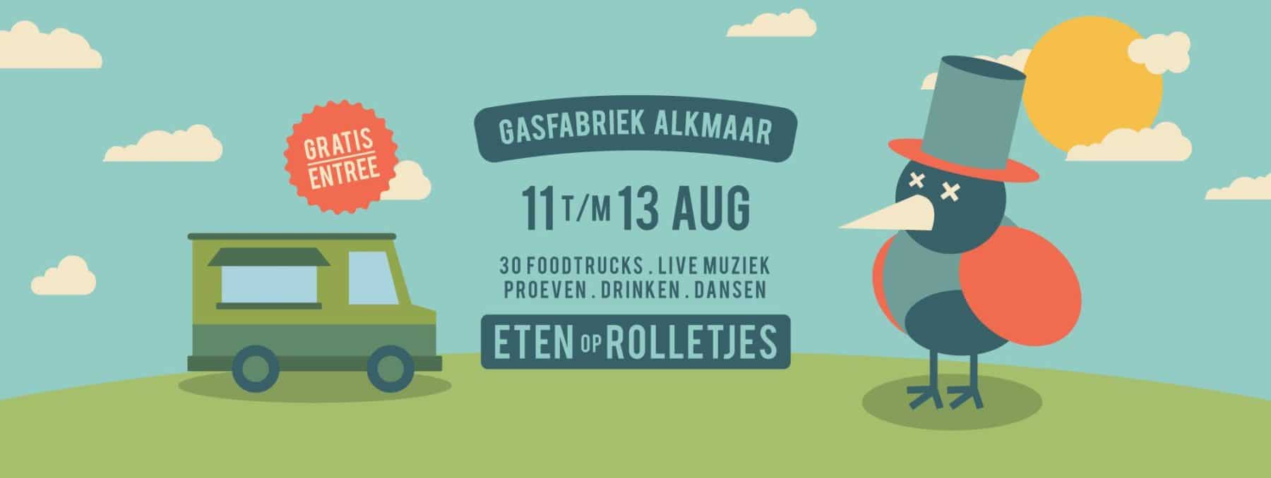 Eten op rolletjes @ Gasfabriek Alkmaar 2017