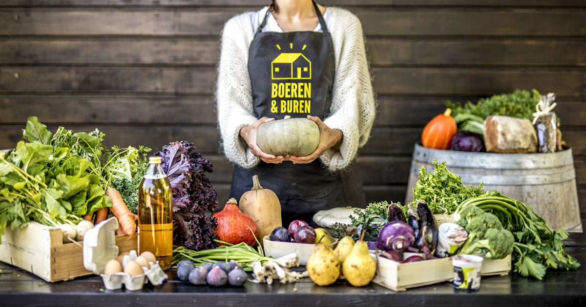 Boeren & Buren: tafel met groenten