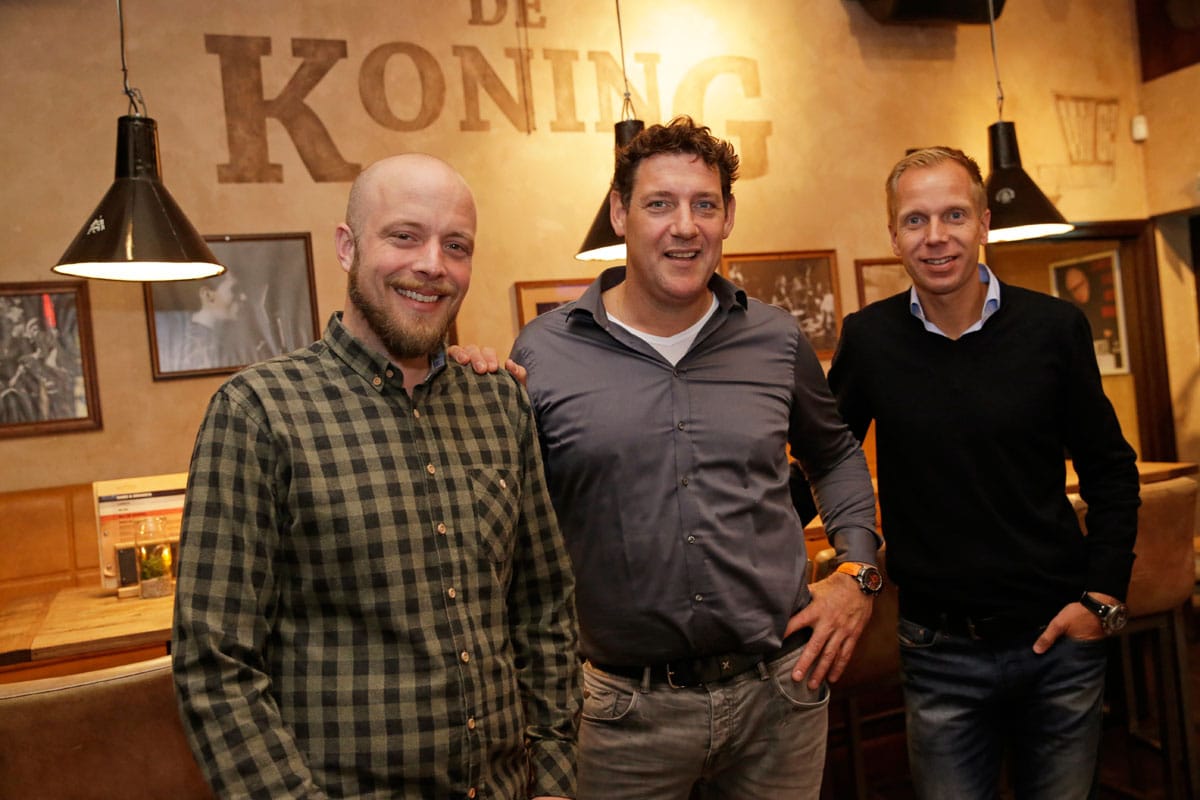 Piet-Hein, Daan en Remco in De Koning