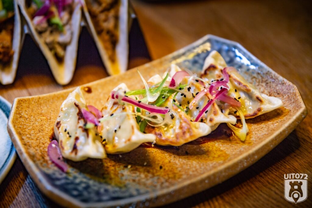 Gyoza's met gefermenteerde sojasaus