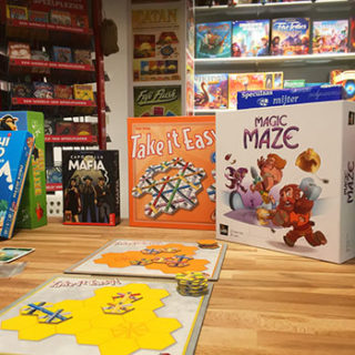 Tafel vol spelletje op uit te proberen