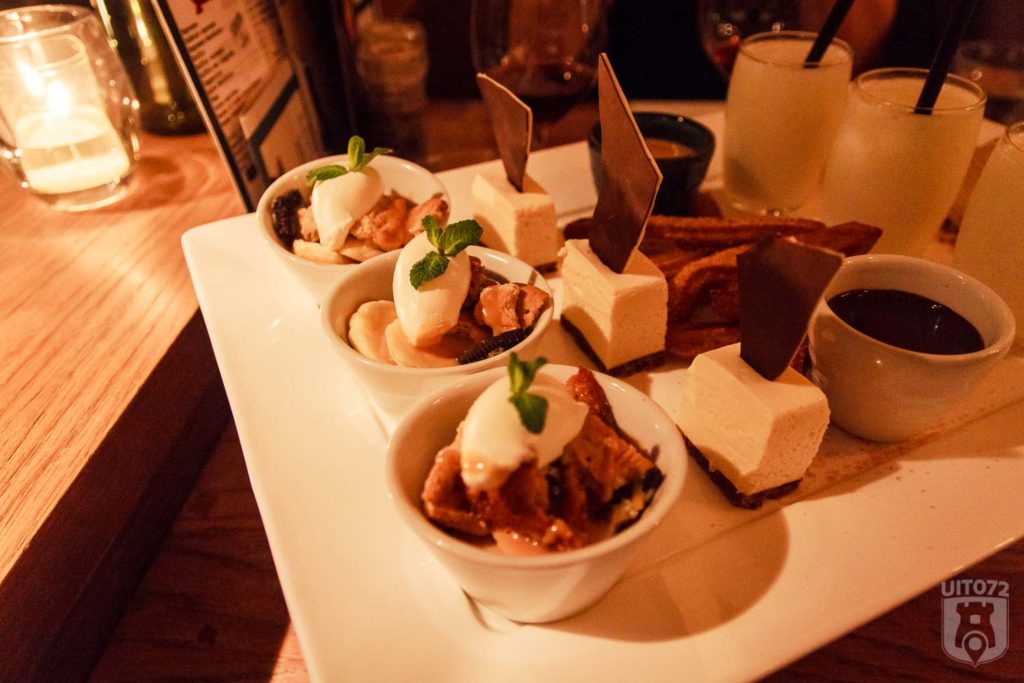 Dessert platter, verschillende nagerechten