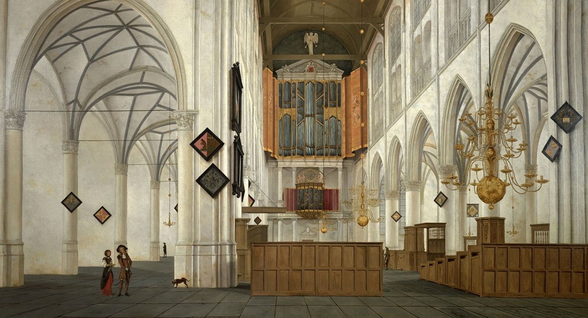 Saenredam - Interieur van de Grote Kerk Alkmaar