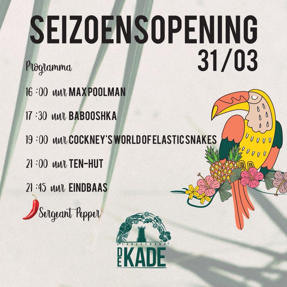Stadsstrand de Kade - seizoensopening 2018