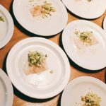 WijnSpijs Bergen 2018: borden bij Bourbon Room