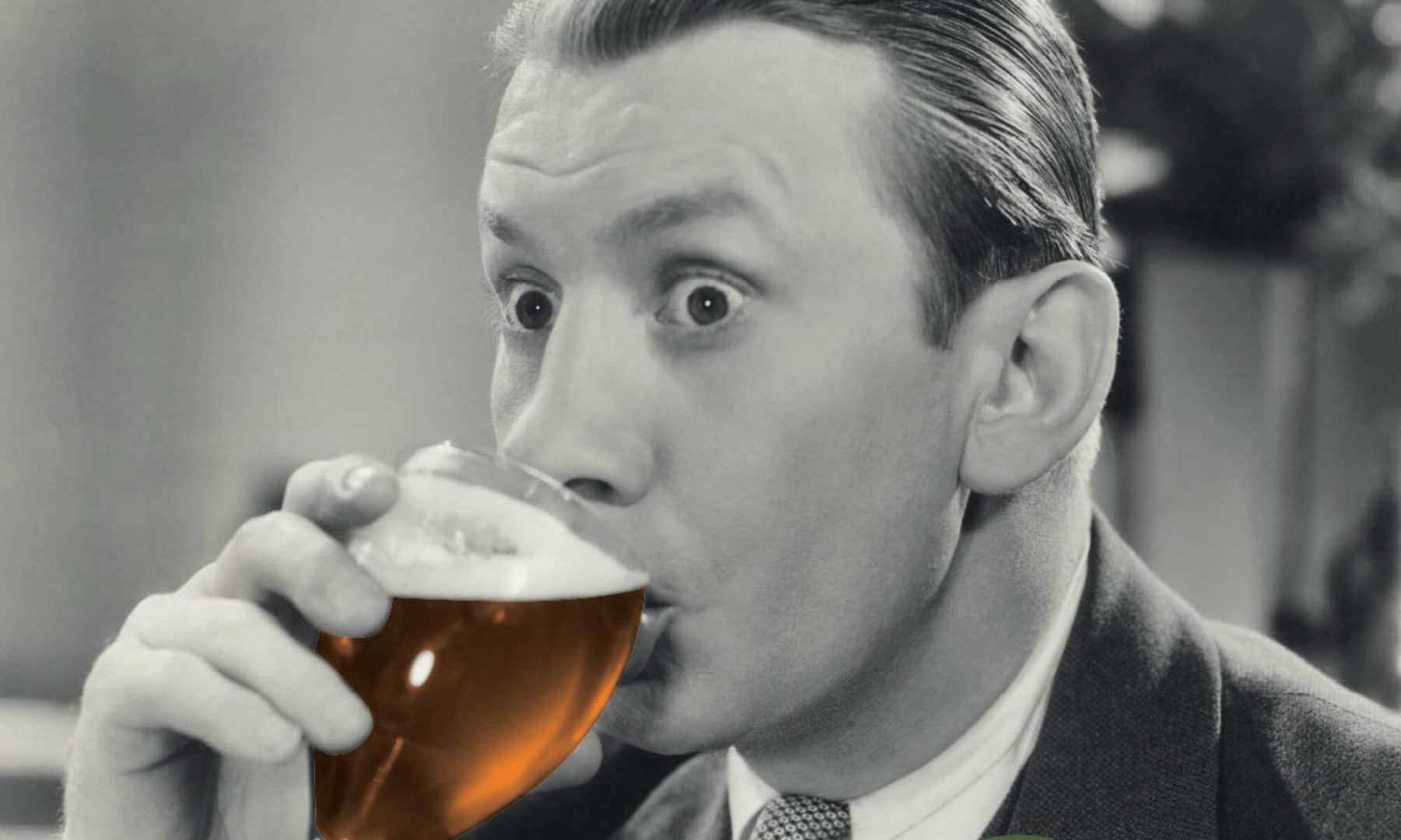 Man drinkt bier - The Beergarden