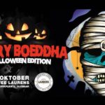 Scary boeddha halloween