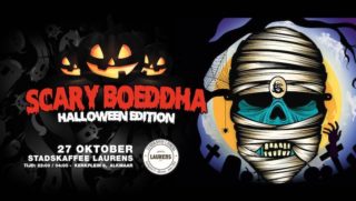 Scary boeddha halloween