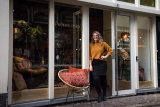 Lucia voor winkel