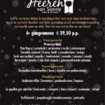 Heeren van Sonoy Kerstmenu 2020