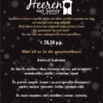 Heeren van Sonoy gourmetmenu kerst 2020