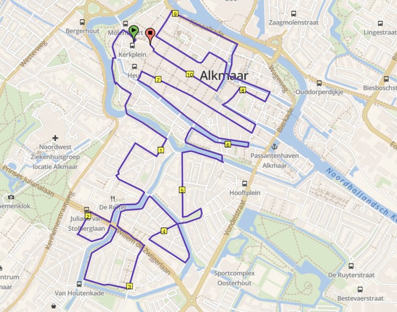 Alkmaar City Run hardlooproute