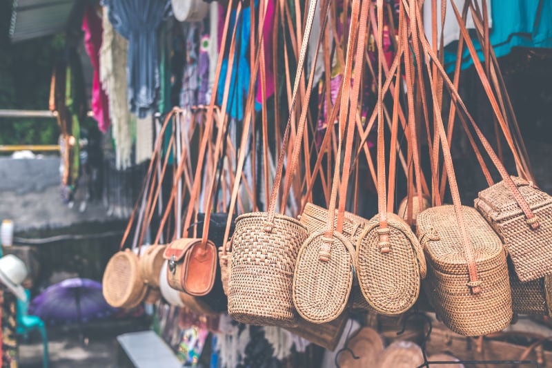 shopping tassen markt