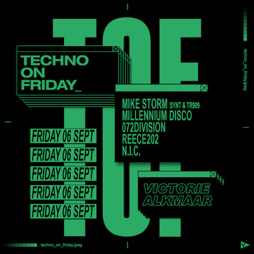 TOF - Techno on Friday - 6 september - podium victorie