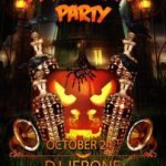 De koning halloween party