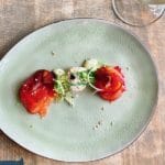 Gepekelde en gemarineerde zalm (Amusetour @ Heerlijk Nel)