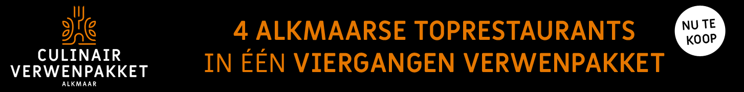 4 alkmaarse toprestaurants in één viergangen verwenpakket