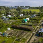 ATV de Meerweg vanuit de lucht in het Hoefplan