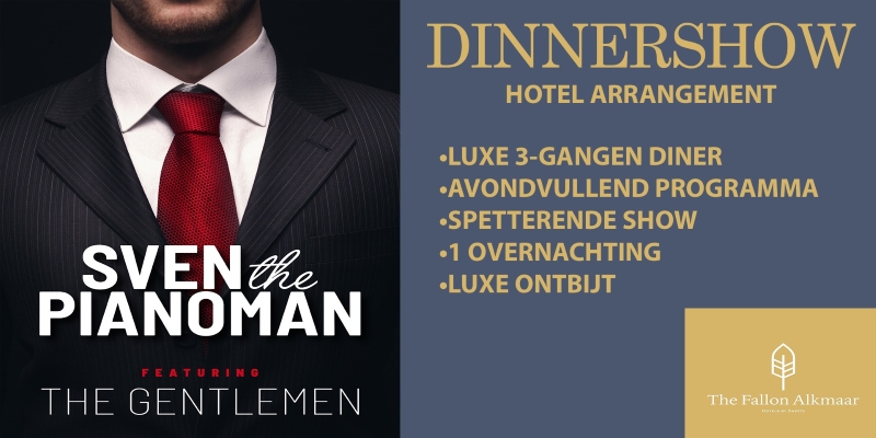 Sven The Pianoman dinnershow bij The Fallon