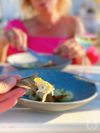 Noordzeekrab op cracker (Neder × Noorderlicht)