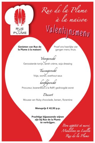 Rue de la Plume Valentijnsdag 2021