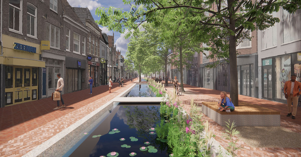 De Laat Alkmaar - model met water