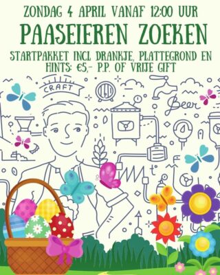 Kleine Brouwerij paaseieren speurtocht