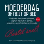 Herberg Jan Moederdag ontbijtmenu