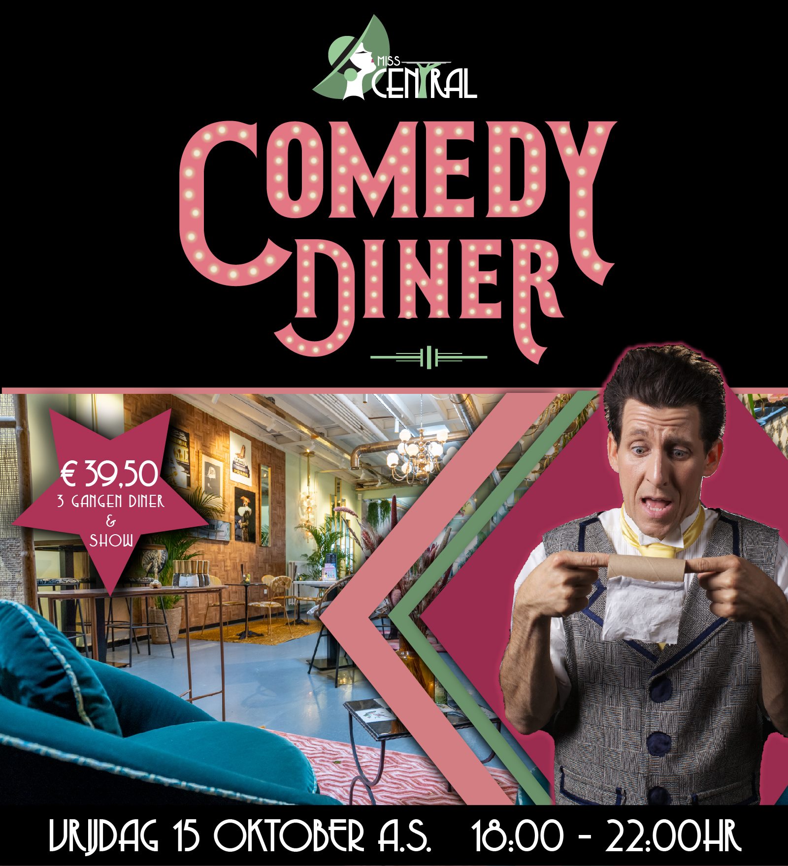 Comedy Diner Miss Central