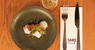 Zeebaarstartaar | soja | limoenmayo (Amusetour @ 1480)