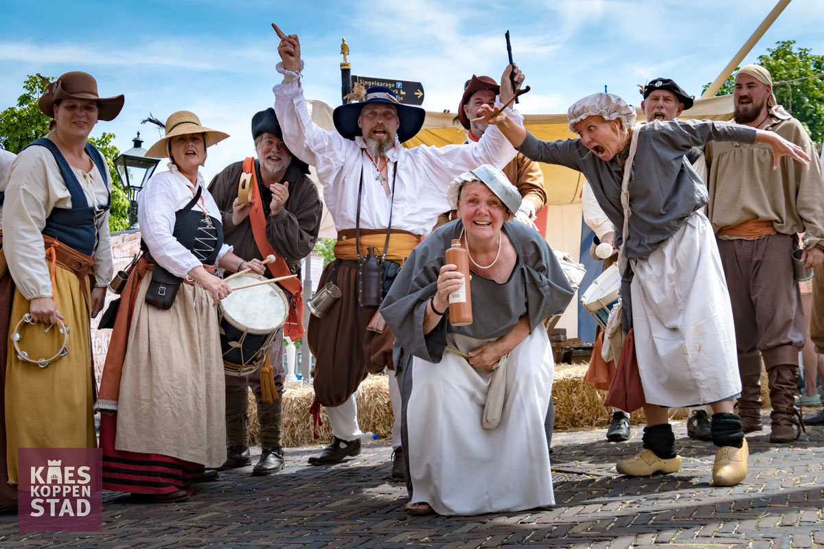 Kaeskoppenstad figuranten