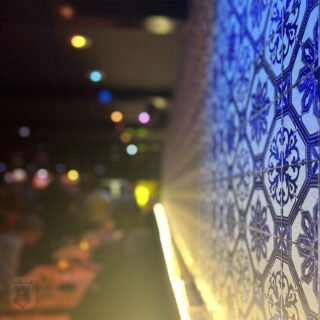 Spaanse tegels aan de muur van Fenix