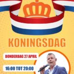 Koningsdag bij Café Het is nooit te laat met Ab Lakeman